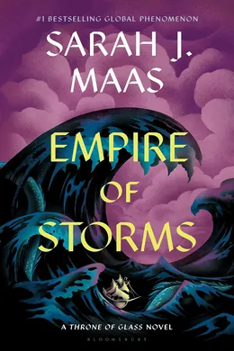 Portada de Empire of Storms, de Sarah J. Maas
