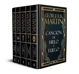 Portada de Estuche Canción de hielo y fuego, de George R. R. Martin