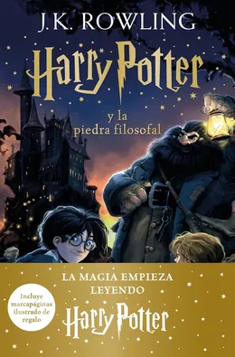 Portada de Harry Potter y la piedra filosofal, de J.K. Rowling
